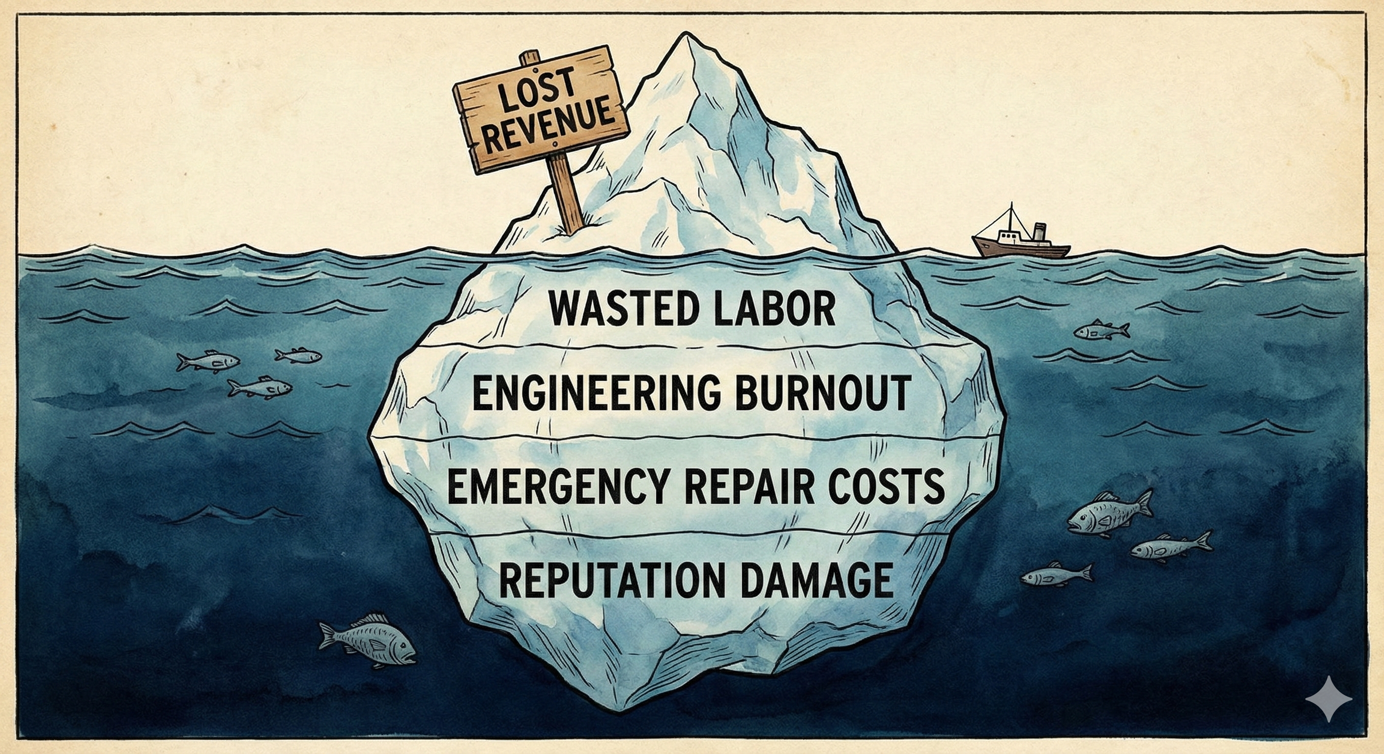 Iceberg of Downtime Costs